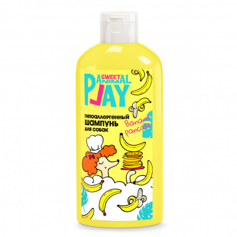 картинка Энимал Плэй Свит (Animal Play Sweet) шампунь гипоаллергенный для собак, Банановый панкейк, 300 мл. от магазина Зоокалуга