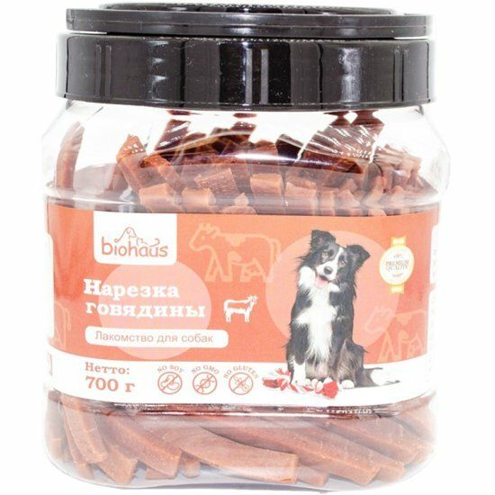 картинка БИОХАУС лак д/соб Нарезка говядины 750гр от магазина Зоокалуга