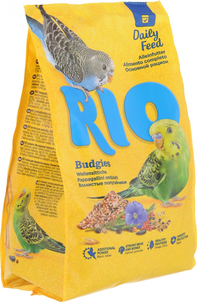 картинка РИО (RIO) корм для волнистых попугайчиков основной рацион, 500 гр. от магазина Зоокалуга
