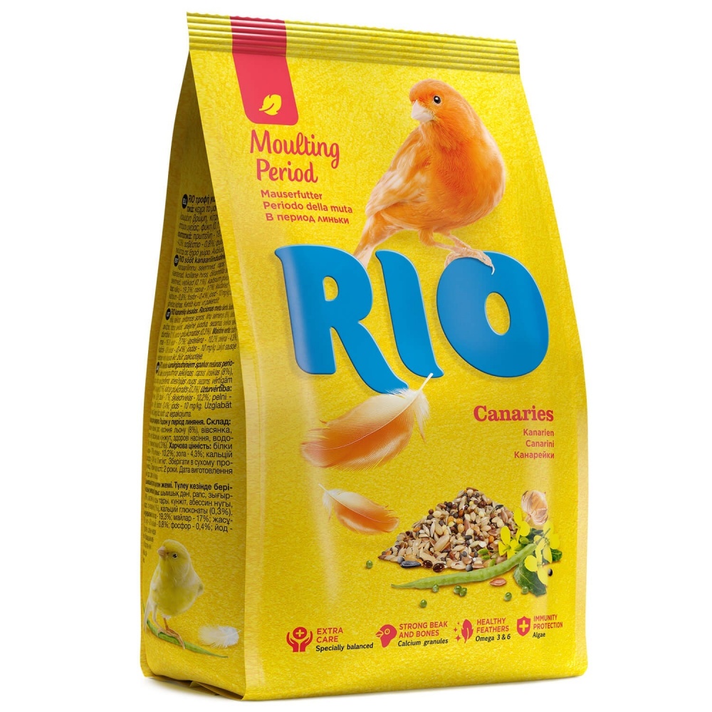 картинка РИО (RIO) корм для канареек в период линьки, 500 гр. от магазина Зоокалуга
