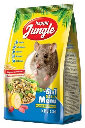 картинка Хэппи Джангл (Happy Jungle) корм для декоративных крыс, 400 гр. от магазина Зоокалуга