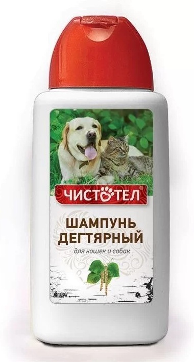 картинка Чистотел шампунь дегтярный для кошек и собак, 220 мл. от магазина Зоокалуга