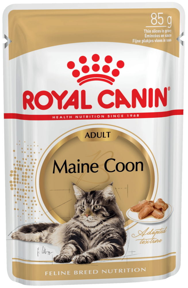 картинка Роял Канин (Royal Canin) корм консервированный для кошек породы Мейн кун, соус, 85 гр. от магазина Зоокалуга