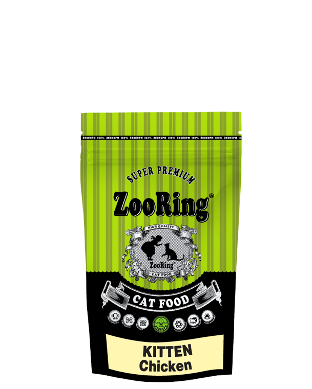 картинка Зооринг сухой корм (Zooring) для котят, с цыпленком, 350 гр. от магазина Зоокалуга
