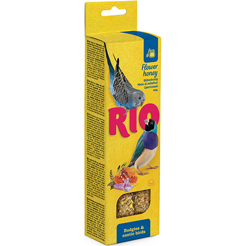 картинка РИО (RIO) палочки для волнистых попугаев и экзотических птиц  с медом, 80 гр. от магазина Зоокалуга