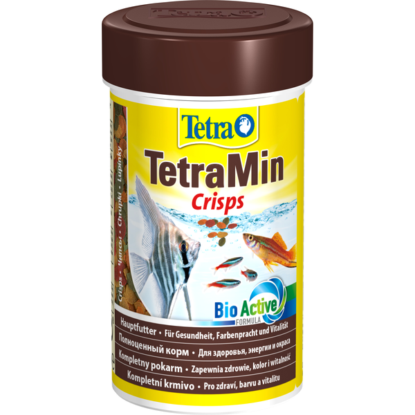 картинка Тетра (Tetra Min Crisps) основной корм для аквариумных рыбок, чипсы, 500 мл. от магазина Зоокалуга