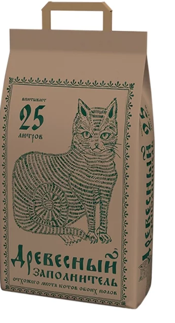 картинка Наполнитель Ноу Нейм для кошек, древесный, 25 л. от магазина Зоокалуга
