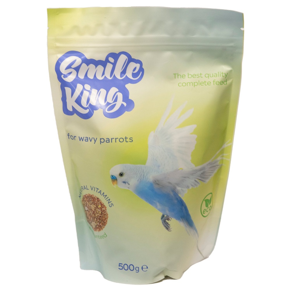 картинка Смайл Кинг ( Smile King )  корм для волнистых попугаев, 500 гр. от магазина Зоокалуга