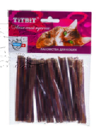 картинка ТитБит  д/кош Кишки бараньи - мягкая упаковка 34г от магазина Зоокалуга