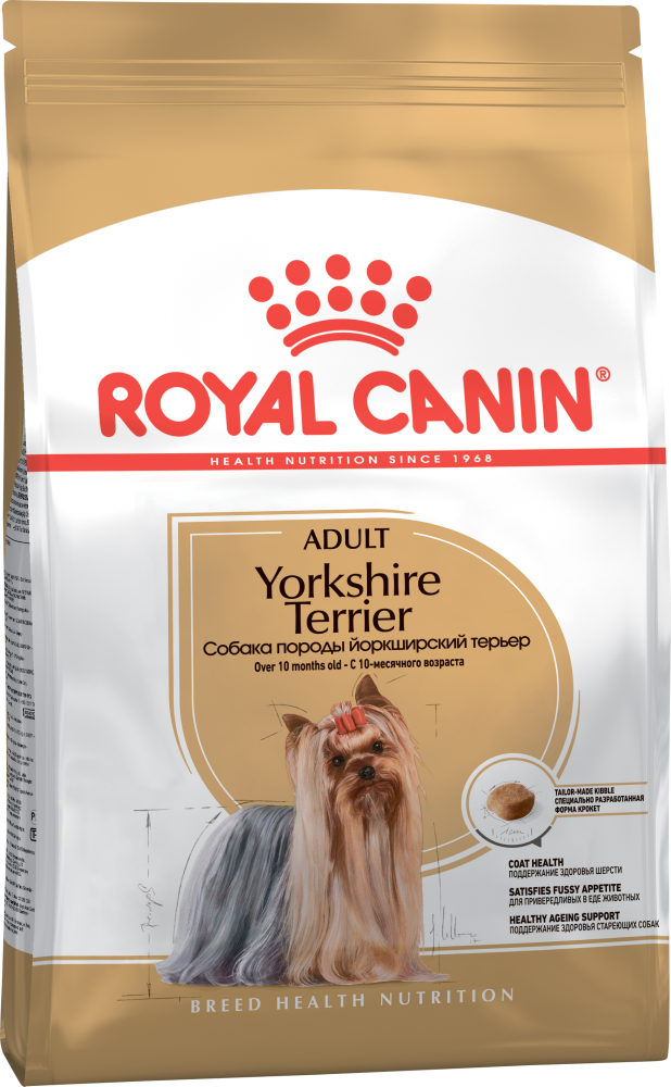 картинка Роял Канин (Royal Canin Yorkshire Terrier Adult) сухой корм для собак породы Йоркширский терьер, 1,5 кг. от магазина Зоокалуга