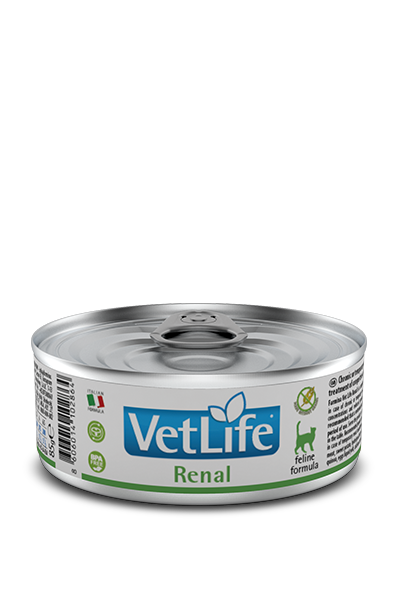 картинка Фармина Вет Лайф Ренал (Farmina Vet Life Renal) корм консервированный для кошек при заболеваниях почек и мочевыводящих путей, 85 гр. от магазина Зоокалуга