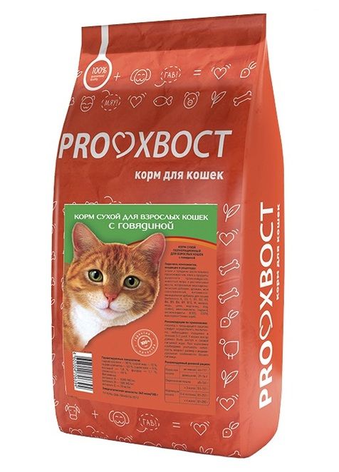 картинка Прохвост 10кг корм сух. д/кош говядина от магазина Зоокалуга
