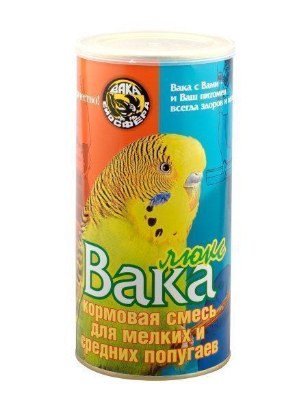 картинка Корм Вака Люкс для мелких и средних попугаев, 1 кг. от магазина Зоокалуга