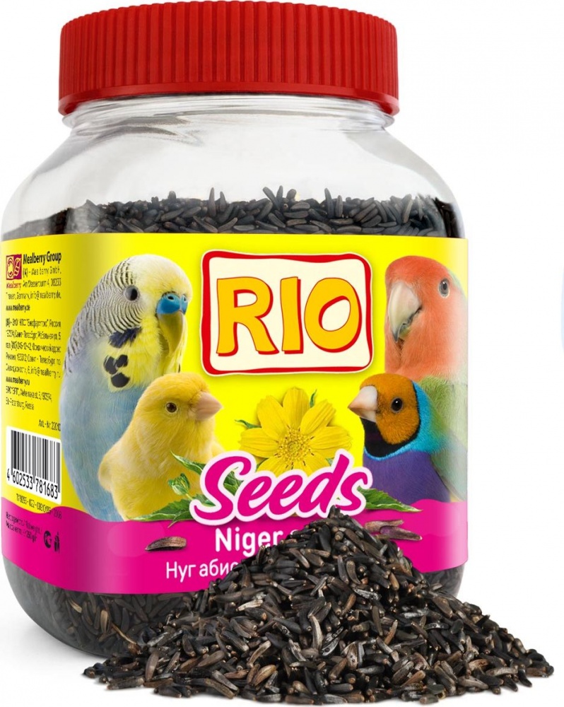 картинка РИО (RIO) лакомство для декоративных птиц  - Абиссинский нуг, 250 гр. от магазина Зоокалуга
