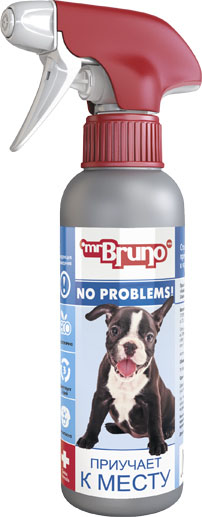 картинка Спрей Мистер Бруно (Mr. Bruno) для собак "Приучение к лотку", 200 мл. от магазина Зоокалуга