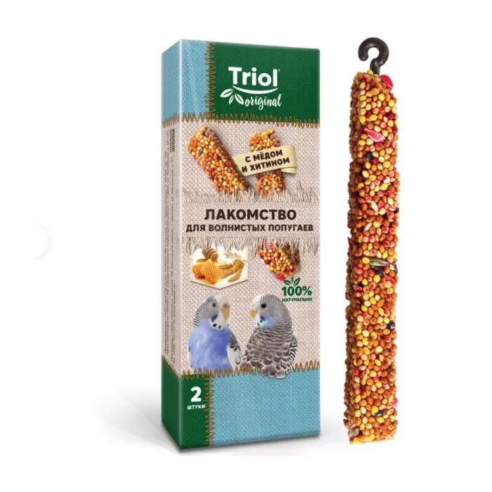 картинка Триол Original палочки д/волн.поп с медом и хитином 2шт 55гр 1*10 от магазина Зоокалуга