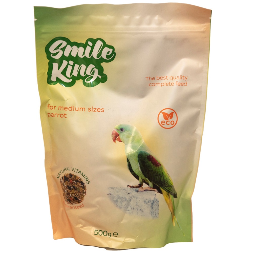 картинка Смайл Кинг ( Smile King ) корм для средних попугаев, 500 гр. от магазина Зоокалуга