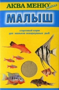 картинка Корм Аква Меню Малыш для мальков аквариумных рыб,  хлопья, 15 гр. от магазина Зоокалуга