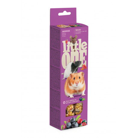 картинка Литл Ван (Little One) палочки для хомяков, крыс, мышей, с ягодами, 120 гр. от магазина Зоокалуга