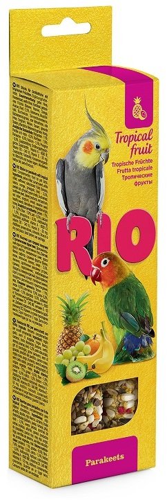 картинка РИО (RIO) палочки для средних попугаев с тропическими фруктами, 150 гр. от магазина Зоокалуга