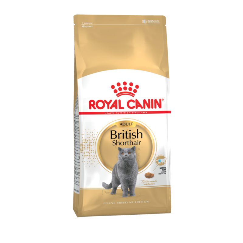 картинка Роял Канин (Royal Canin British Shorthair Adult) схой корм взрослых кошек породы британской короткошерстной, 10 кг. от магазина Зоокалуга