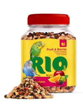 картинка РИО лакомство - Фруктово-ягодная смесь д/волн поп 180г 1*6 от магазина Зоокалуга