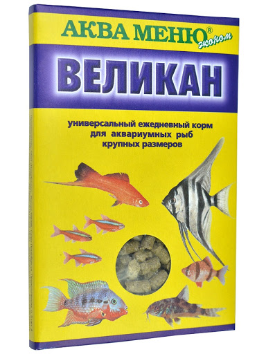 картинка Корм для рыб Аква Меню Великан, крупные гранулы, 35 гр. от магазина Зоокалуга