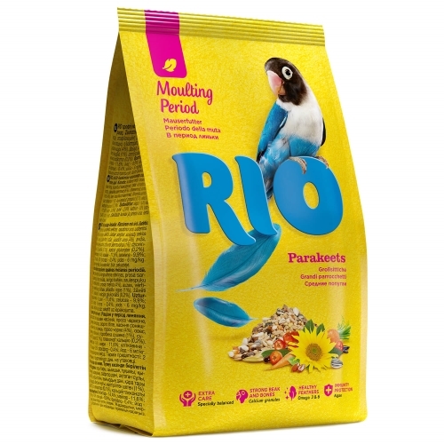 картинка РИО (RIO) корм для средних попугаев в период линьки, 500 гр. от магазина Зоокалуга