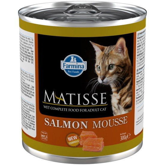картинка Фармина Матисс (Farmina Matisse) корм консервированный для кошек, мусс с лососем, 300 гр. от магазина Зоокалуга