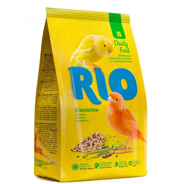 картинка РИО (RIO) корм для канареек основной рацион, 500 гр. от магазина Зоокалуга
