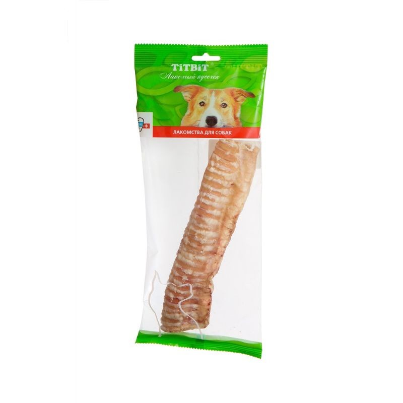 картинка Лакомство ТитБит (TitBit) для собак трахея говяжья, 64 гр. от магазина Зоокалуга