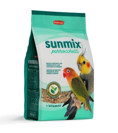 картинка Падован Санмикс (Padovan Sunmix) основной корм для средних попугаев, 750 гр. от магазина Зоокалуга