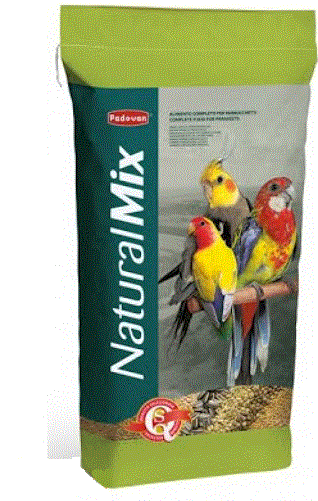 картинка Падован Натуралмикс (Padovan) основной корм для средних попугаев, 850 гр. от магазина Зоокалуга