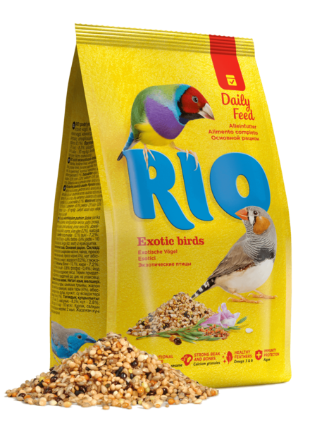картинка РИО (RIO) корм для экзотических птиц основной рацион, 1 кг. от магазина Зоокалуга