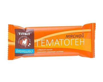 картинка Гематоген мясной ТитБит (TitBit) для собак, иммуно, 35 гр. от магазина Зоокалуга