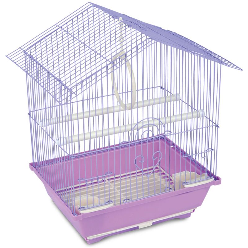 картинка Клетка для птиц ЭМАЛЬ 30*23*39см 2101К от магазина Зоокалуга