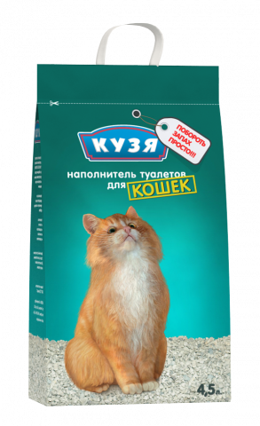 картинка Кузя наполнитель впитывающий для кошек, 4,5 л. от магазина Зоокалуга