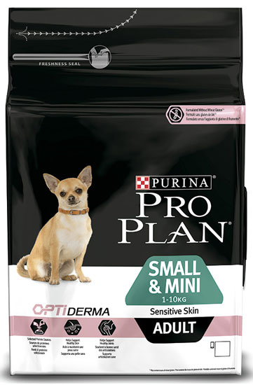 картинка Про План (Pro Plan) сухой корм для собак мелких пород с чувствительным пищеварением, лосось/рис, 0,7 кг. от магазина Зоокалуга