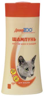 картинка Доктор Зоо шампунь антипаразитарный для кошек, 250 мл. от магазина Зоокалуга