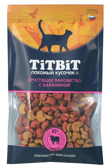 картинка ТитБит  д/кош Хруст.лакомство с бараниной 60гр от магазина Зоокалуга