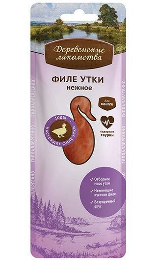 картинка ДЕРЕВ.ЛАКОМ. д/к Филе утки нежное 10гр от магазина Зоокалуга