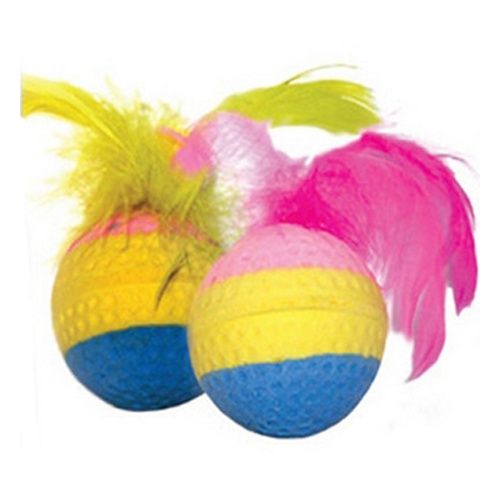 картинка Игрушка д/к Мяч радужный (пакет 4шт) цена за уп от магазина Зоокалуга