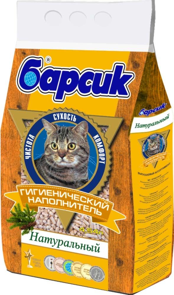 картинка Барсик Натурал наполнитель впитывающий для кошек, 4,5 л. от магазина Зоокалуга
