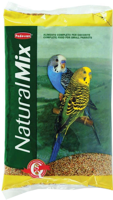 картинка Падован Натуралмикс (Padovan) основной корм для волнистых попугаев, 1 кг. от магазина Зоокалуга