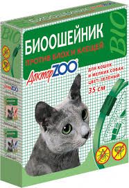 картинка ДОКТОР ЗОО ошейник д/кош БИО от блох 1*6 от магазина Зоокалуга