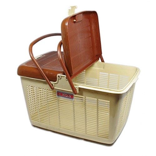 картинка Переноска д/кошек Догман средняя квадратная пластиковая от магазина Зоокалуга