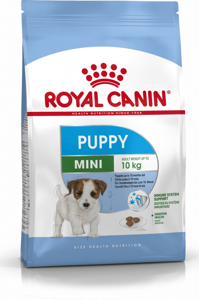 картинка Роял Канин (Royal Canin Mini puppy) сухой корм для щенков мелких пород до 10 кг, 0,8 кг. от магазина Зоокалуга