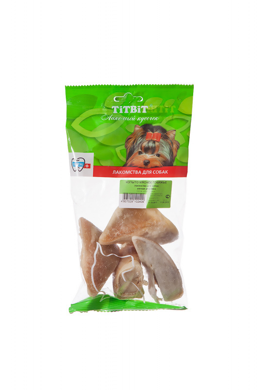 картинка Лакомство ТитБит (TitBit) для собак копыто говяжье мясное, 220 гр. от магазина Зоокалуга