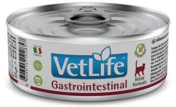 картинка Фармина Вет Лайф Гастро (Farmina Vet Life Gastrointestinal) корм консервированный для кошек при заболеваниях ЖКТ, 85 гр. от магазина Зоокалуга