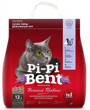 картинка ПиПи Бенд (PiPi Bent) Нежный прованс наполнитель комкующийся для кошек, 5 кг. от магазина Зоокалуга